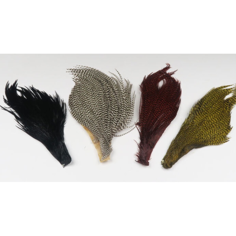 Dry Fly Neck Hackle Chunks