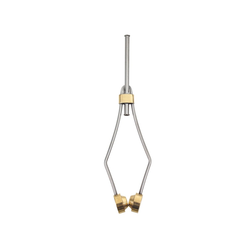 Eco E-BOB4 Bobbin, 4″, Dual Glass Inserts, w/Brass Feet