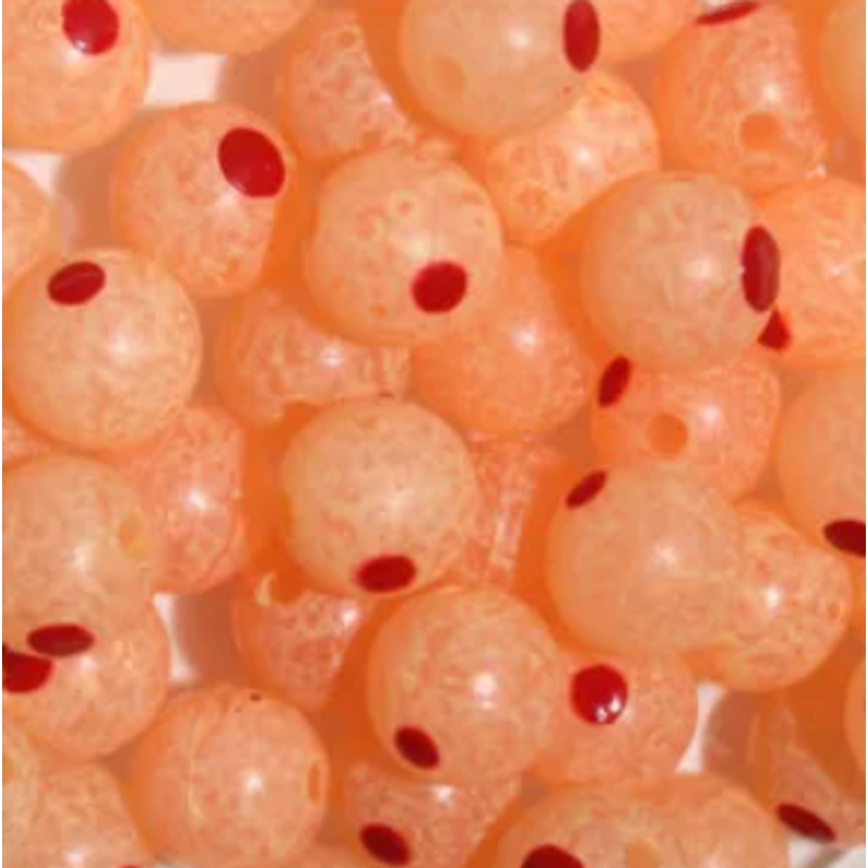 TroutBeads BloodDotEggs -10mm