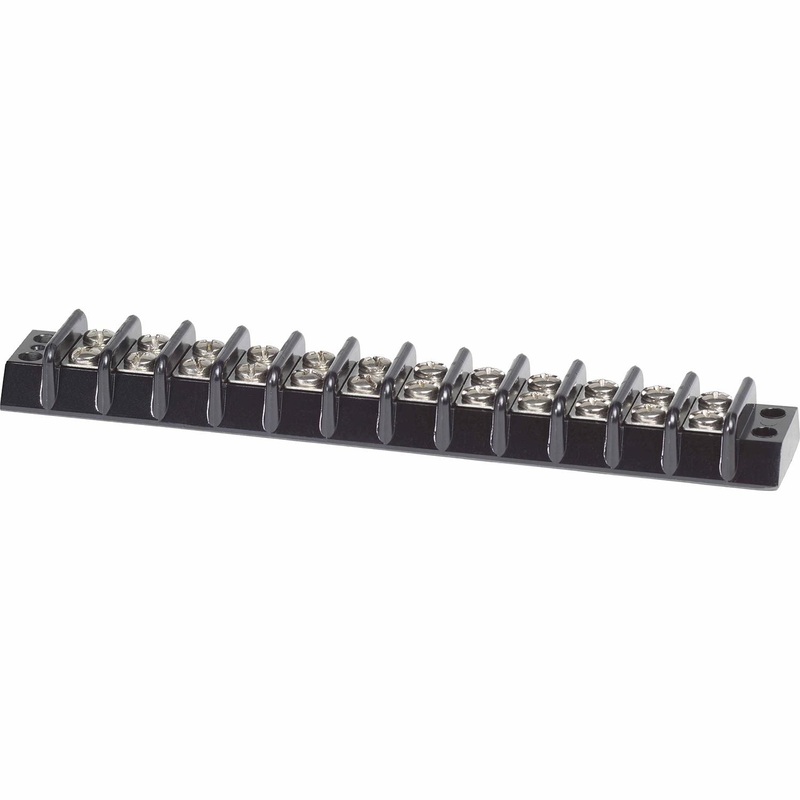 12-Circuit Terminal Block, 30A AC/DC 600V – Blue Sea Systems