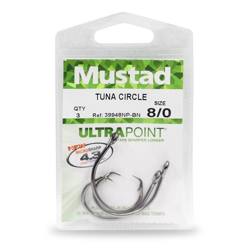 Demon Circle Wide Gap Hook 39948NP-BN – Mustad