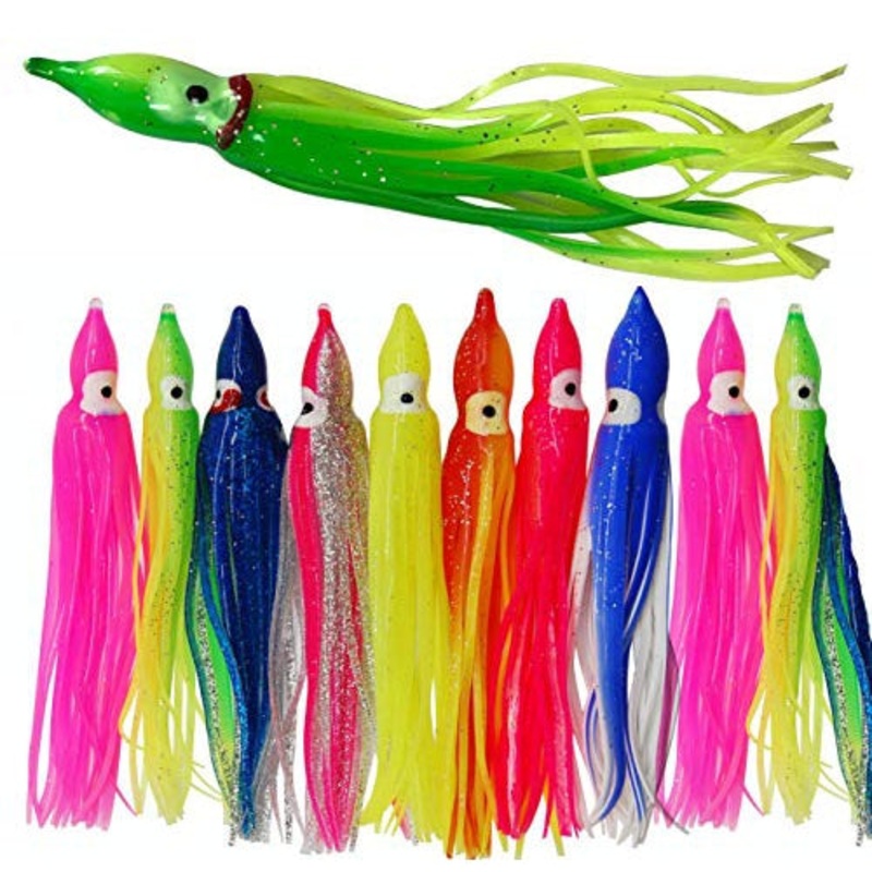 4″ Tuna Tail Skirts 5 Pack