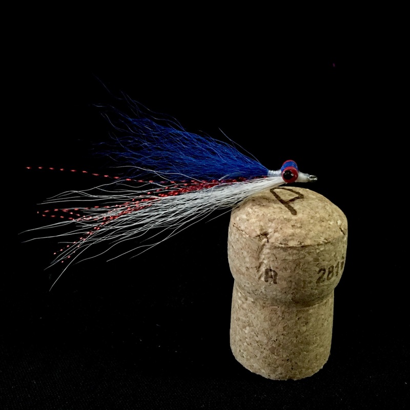 Blue/White Clouser