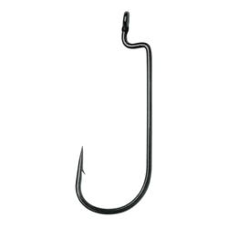 Straight Shank Black Nickel Worm Hook