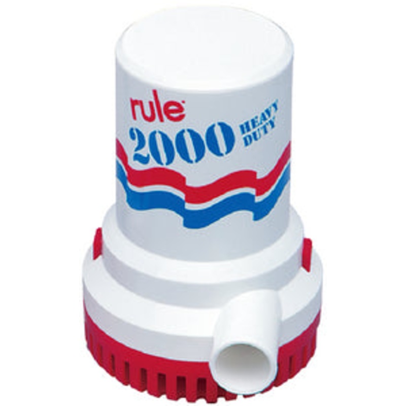 2000 Gallon Per Hour Bilge Pump 12v – Rule