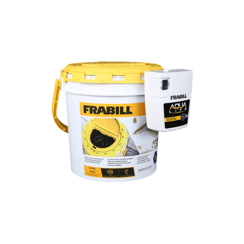 Frabill Dual Bait Bucket w/Aerator