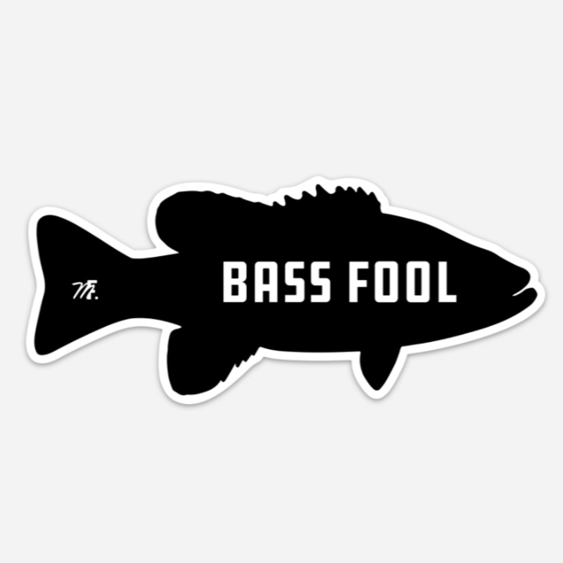 Bass Fool Sticker