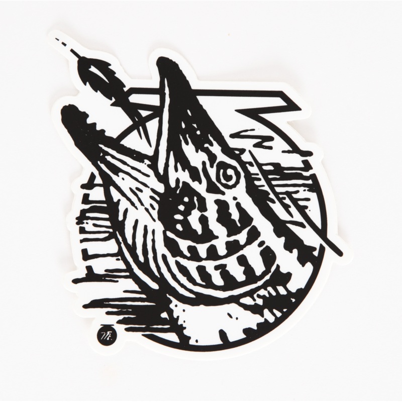 Mean Musky Sticker