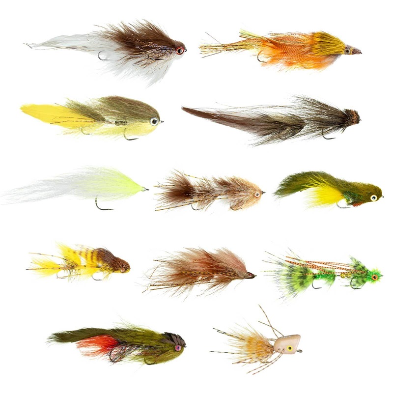 12 Pack of Streamers Fly Kit