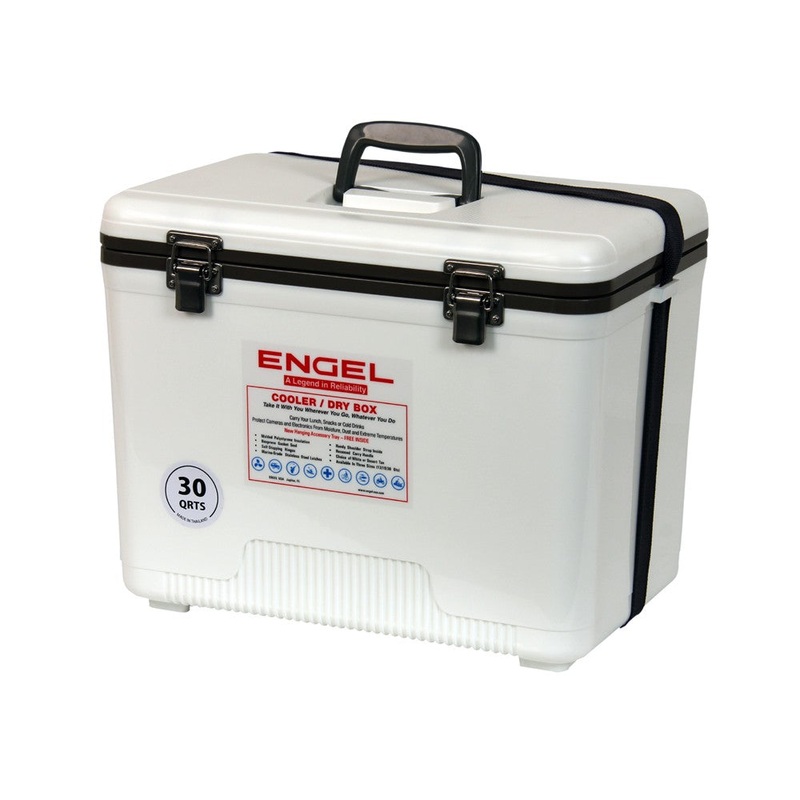 Engel 30 Qt. Cooler/Dry Box – White
