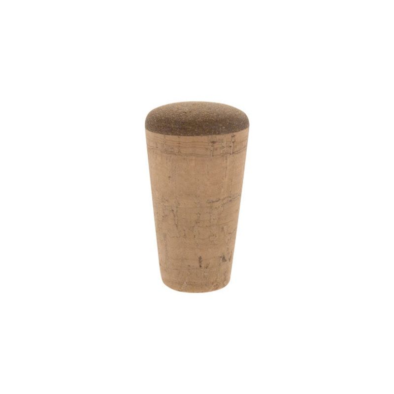 Straight Tapered Cork Split-Grip Fighting Butts with Flat Round End