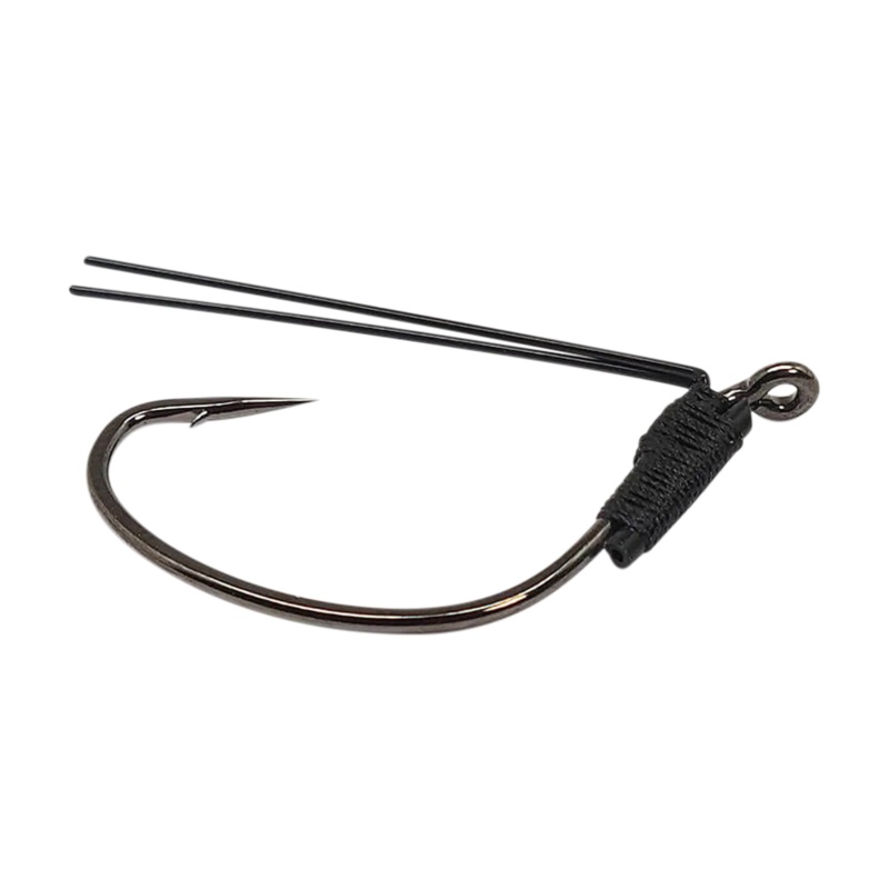 Wicked Wacky Rig Weedless Hooks – Black