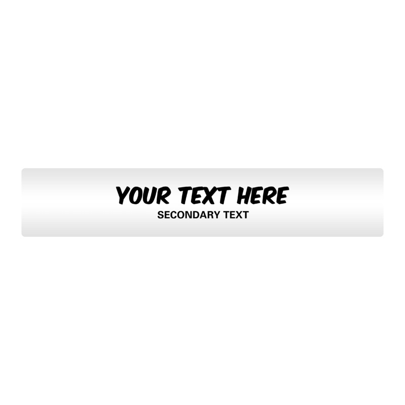 Customizable Designer Rod Decals – Comic