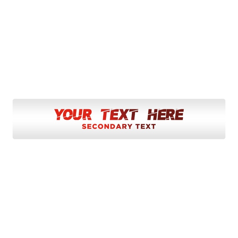 Customizable Designer Rod Decals – Samurai