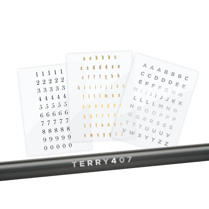 All-in-One Number & Alphabet Rod Decal Kit – Peel & Stick Letters
