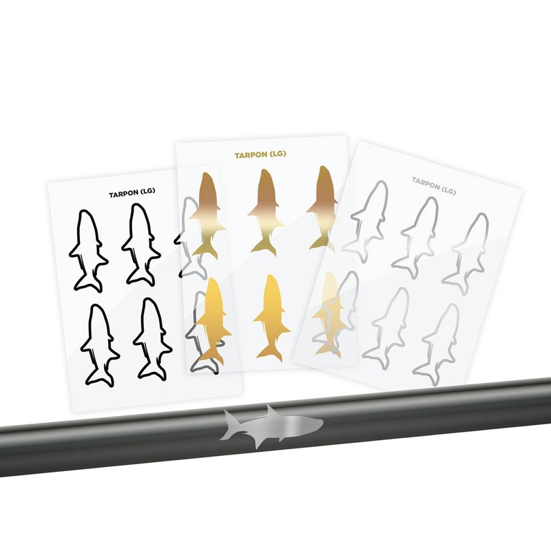 Tarpon Silhouette Rod Decals – Peel & Stick