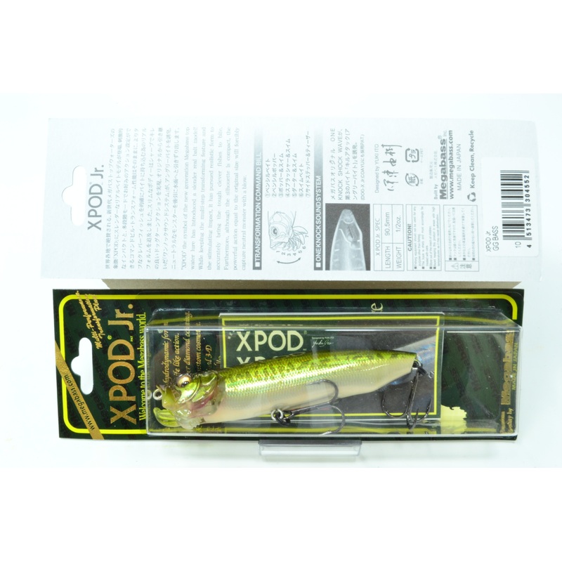 Megabass X Pod Jr #10 GG Bass 90.5mm 1/2oz
