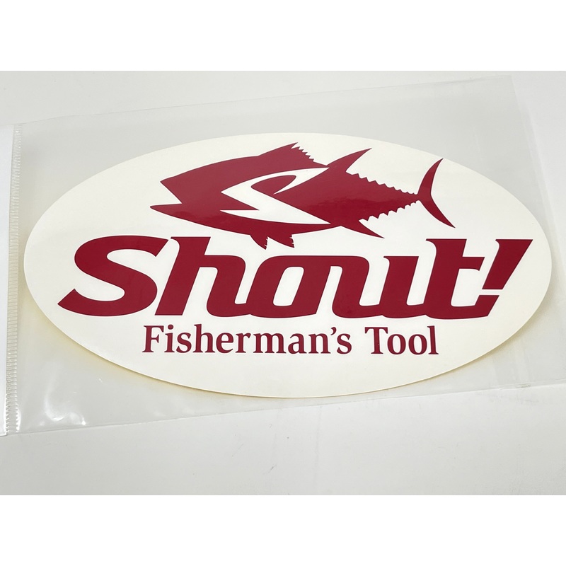 Shout! Sticker Oval 18cm