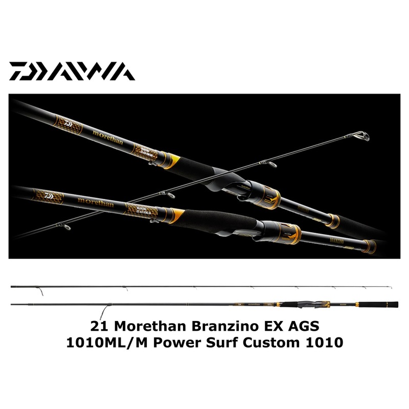 Daiwa 21 Morethan Branzino EX AGS 1010ML/M Power Surf Custom 1010