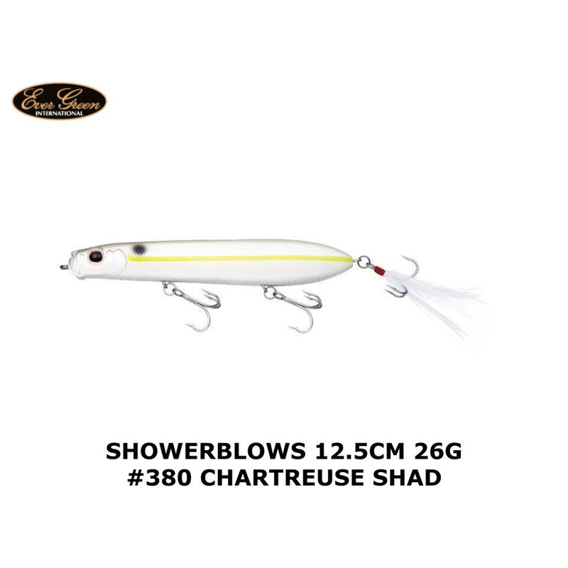 Evergreen Showerblows 12.5cm 26g #380 Chartreuse Shad