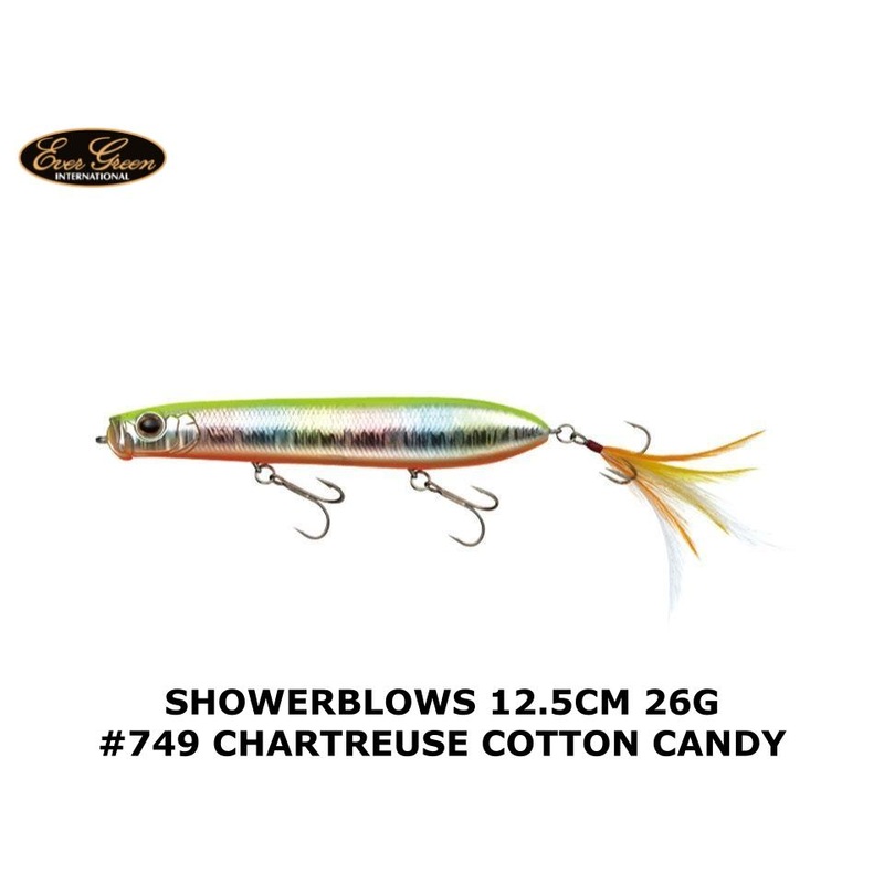 Evergreen Showerblows 12.5cm 26g #749 Chartreuse Cotton Candy