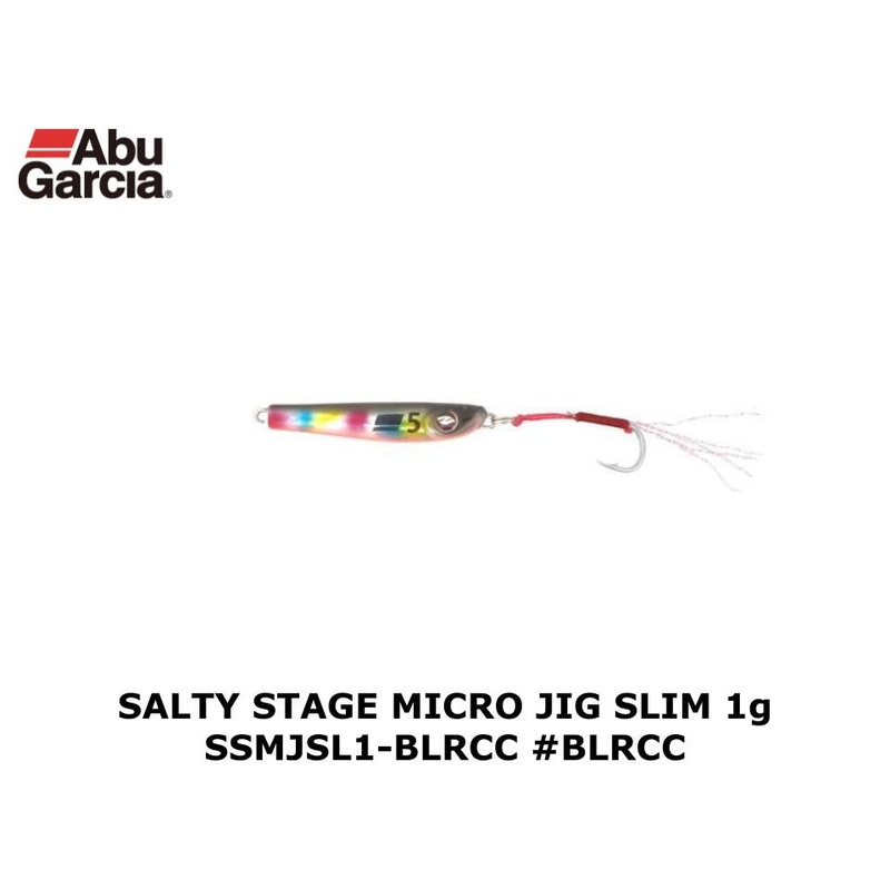 Abu Garcia Salty Stage Micro Jig Slim 1g SSMJSL1-BLRCC #BLRCC