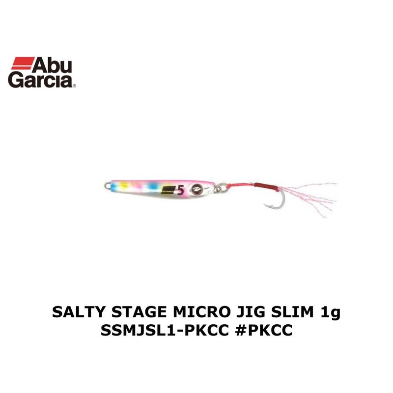 Abu Garcia Salty Stage Micro Jig Slim 1g SSMJSL1-PKCC #PKCC