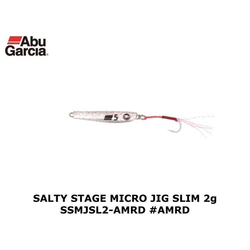 Abu Garcia Salty Stage Micro Jig Slim 2g SSMJSL2-AMRD #AMRD