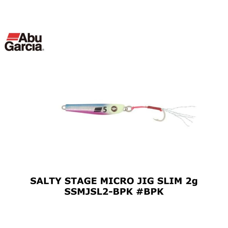Abu Garcia Salty Stage Micro Jig Slim 2g SSMJSL2-BPK #BPK