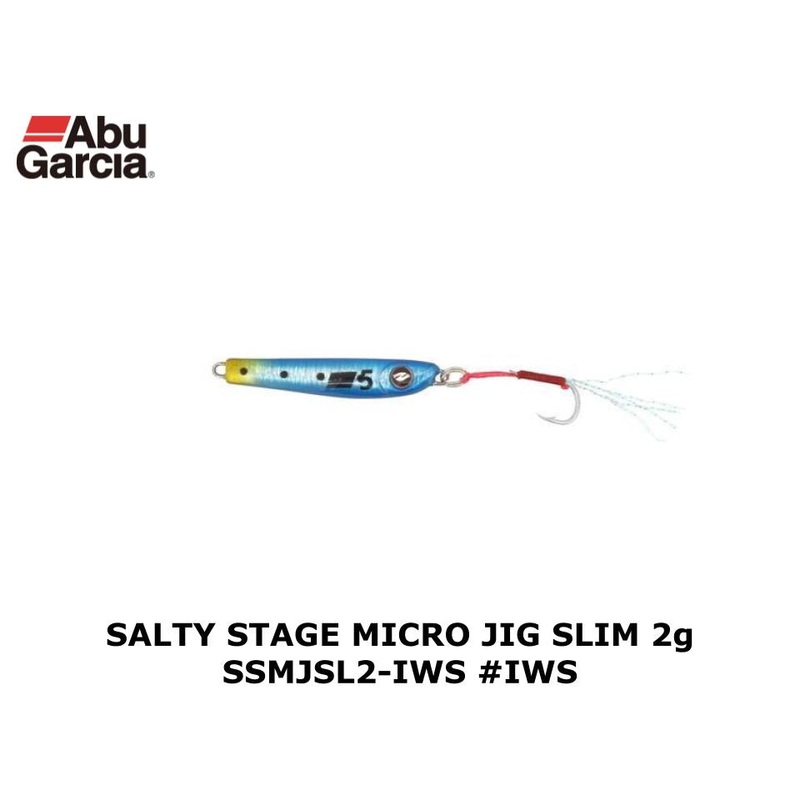 Abu Garcia Salty Stage Micro Jig Slim 2g SSMJSL2-IWS #IWS
