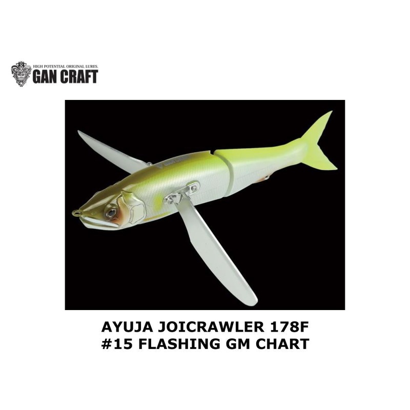 Gan Craft  Ayuja Joicrawler 178F #15 Flashing GM Chart