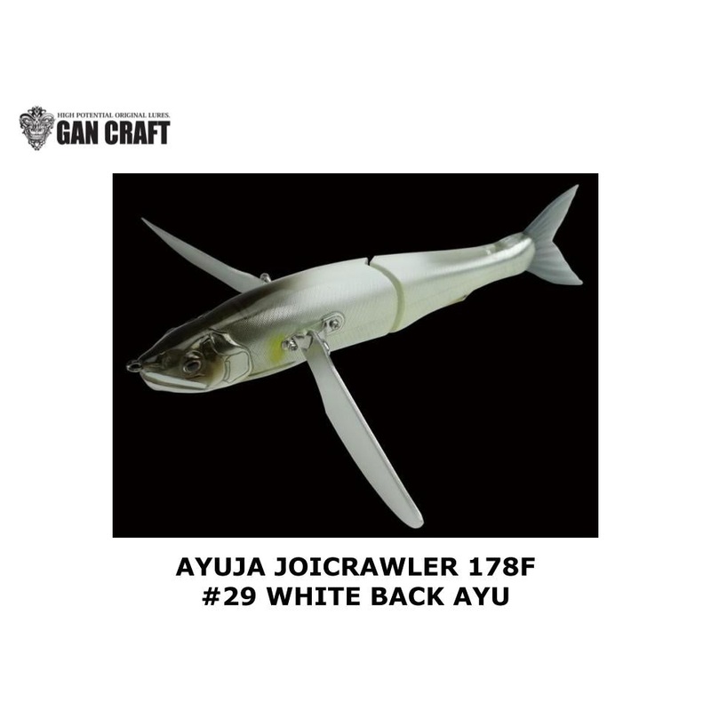 Gan Craft  Ayuja Joicrawler 178F #29 White Back Ayu