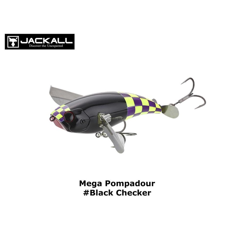 Jackall Mega Pompadour #Black Checker