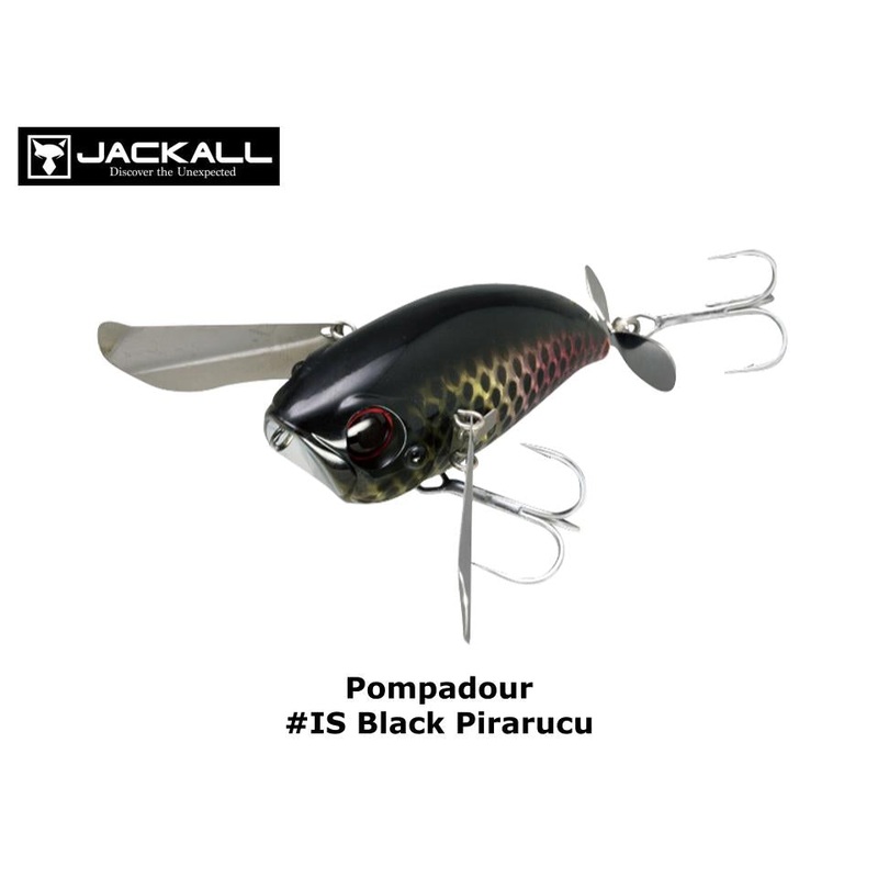 Jackall Pompadour #IS Black Pirarucu