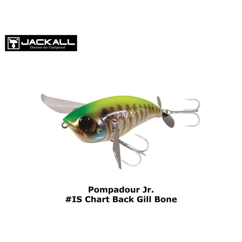Jackall Pompadour Jr. #IS Chart Back Gill Bone
