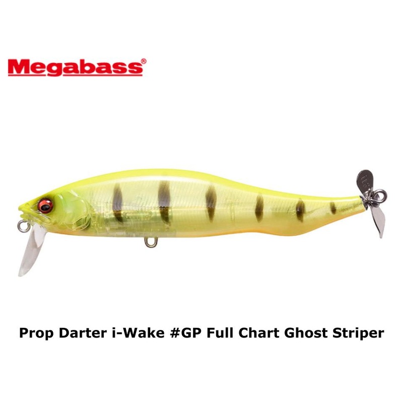 Megabass Prop Darter i-Wake #GP Full Chart Ghost Striper