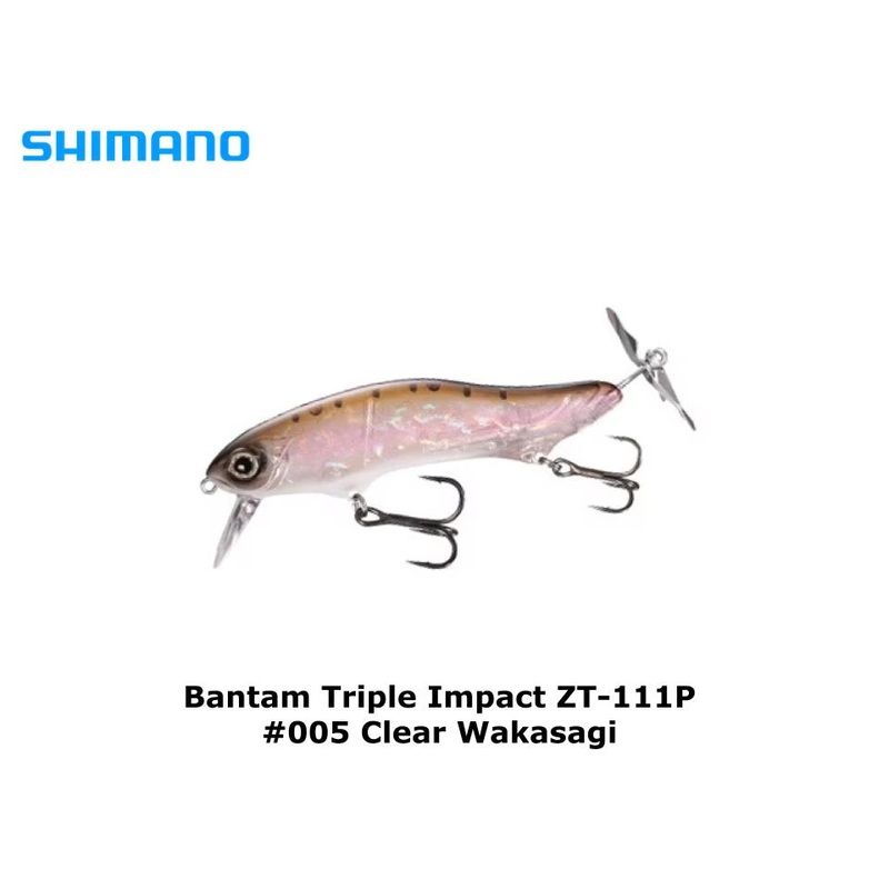 Shimano Bantam Triple Impact 107F ZT-111P #005 Clear Wakasagi