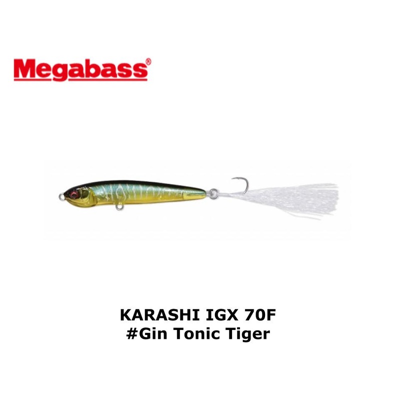 Megabass KARASHI IGX 70F #Gin Tonic Tiger