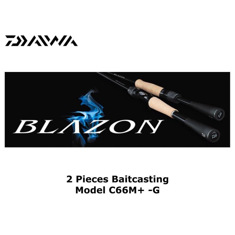 Daiwa 21 Blazon 2 Pieces Baitcasting Model C66M+ -G